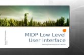 MIDP Low Level User Interface