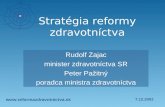 Stratégia reformy zdravotníctva