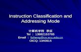Instruction Classification and Addressing Mode