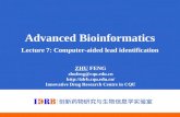 Advanced Bioinformatics Lecture 7: Computer-aided lead identification