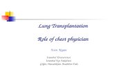 Lung Transplantation Role of chest physician