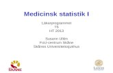 Medicinsk statistik I