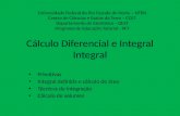 Cálculo Diferencial e Integral Integral