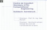 Centre de transfert Steinbeis (CTS) Computational             Engineering Sulzbach- Sarrebruck