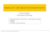 Status of  LBL Neutrino Experiments