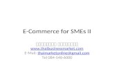 E-Commerce for SMEs II