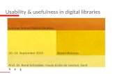 Usability & usefulness in digital libraries