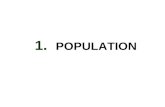1.   POPULATION