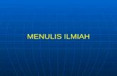 MENULIS ILMIAH