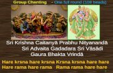 Sri Krishna Caitanyā Prabhu Nityanandā        Sri Advaita Gadadara Sri Vāsādi Gaura Bhakta Vrindā