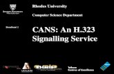 CANS: An H.323 Signalling Service