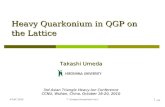 Heavy  Quarkonium  in QGP on the Lattice