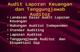 Audit Laporan Keuangan  dan Tanggungjawab Auditor