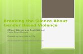 Breaking the Silence About Gender Based Violence