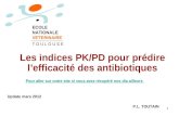 Les indices PK/PD pour prédire l’efficacité des antibiotiques