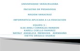 UNIVERSIDAD VERACRUZANA FACULTAD DE PEDAGOGIA REGION VERACRUZ INFORMATICA APLICADA A LA EDUCACION
