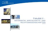 Fakultät II  –  INFORMATIK, WIRTSCHAFTS- UND RECHTSWISSENSCHAFTEN Stand1/2013
