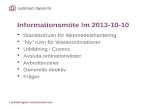 Informationsmöte lm 2013-10-10