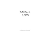 SAOS et  BPCO