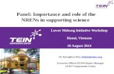 Panel: Importance and role of the NRENs in supporting science
