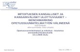Opetussuunnitelmatyö ja mitoitus –koulutus ammattikorkeakouluille 14.1.2005 Oulu