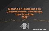 Marché et Tendances en Consommation Alimentaire Hors  Domicile 2007