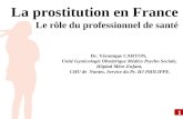 La prostitution en France Le rôle du professionnel de santé