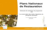 Plans Nationaux de Restauration