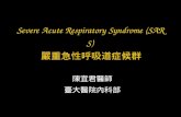 Severe Acute Respiratory Syndrome (SARS)  嚴重急性呼吸道症候群