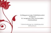 Új Magyarország Vidékfejlesztési Program III. tengelyes nem horizontális intézkedései