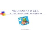 Valutazione e CLIL a cura di Graziano Serragiotto