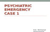 Psychiatric emergency Case 1