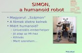 SIMON,  a humanoid robot