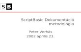 ScriptBasic Dokumentáció metodológia
