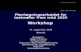 Planlægningsarbejdet for testmøller frem mod 2020 Workshop 14. september 2010 Østerild