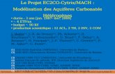 Le Projet  EC2CO-Cytrix/ MACH : Modélisation des Aquifères Carbonatés Hétérogènes