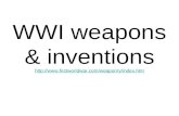 WWI weapons & inventions firstworldwar/weaponry/index.htm