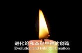 进化论和圣经中神的创造 Evolution and Biblical Creation