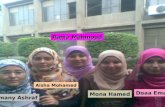 ِِِ Amani Ashraf, Aisha Mohamed, Rania Mahmoud, Mona Hamed und Doaa Emam.
