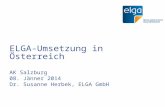 ELGA-Umsetzung in Österreich