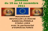 Rencontre des communes jumelées du 10 au 14 novembre 2011
