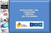EVOLUCIÓN  DEL CONSUMO MEDIOS  EN COLOMBIA
