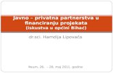 Javno – privatna partnerstva u financiranju projekata (iskustva u općini Bihać)