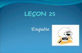 Leçon 25