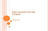 EXCURSIÓN FIN DE CURSO