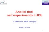 Analisi dati  nell’esperimento LHCb