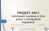 PROJEKT ARLI: Informační systémy o trhu práce v evropských regionech