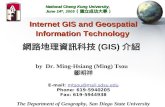 Internet GIS and Geospatial Information Technology