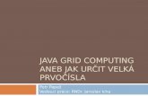 Java Grid Computing aneb jak určit velká prvočísla