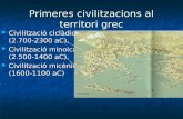 Primeres civilitzacions al territori grec